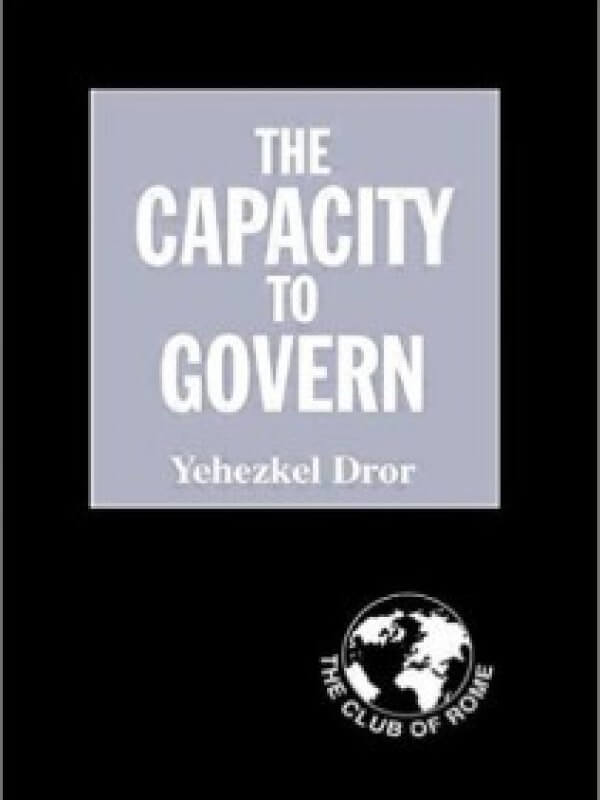 The Capacity to Govern<span> – 2001</span>