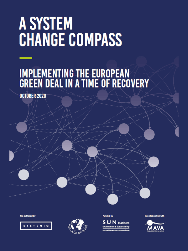 A System Change Compass: Implementing the European Green Deal in a time of recovery<span> – 2020</span>