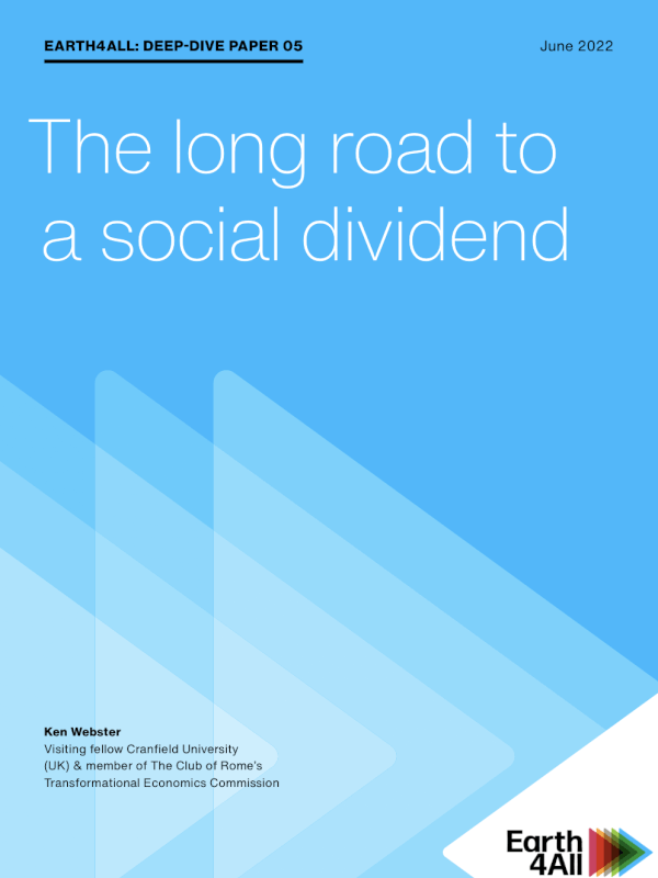 The long road to a social dividend<span> – 2022</span>