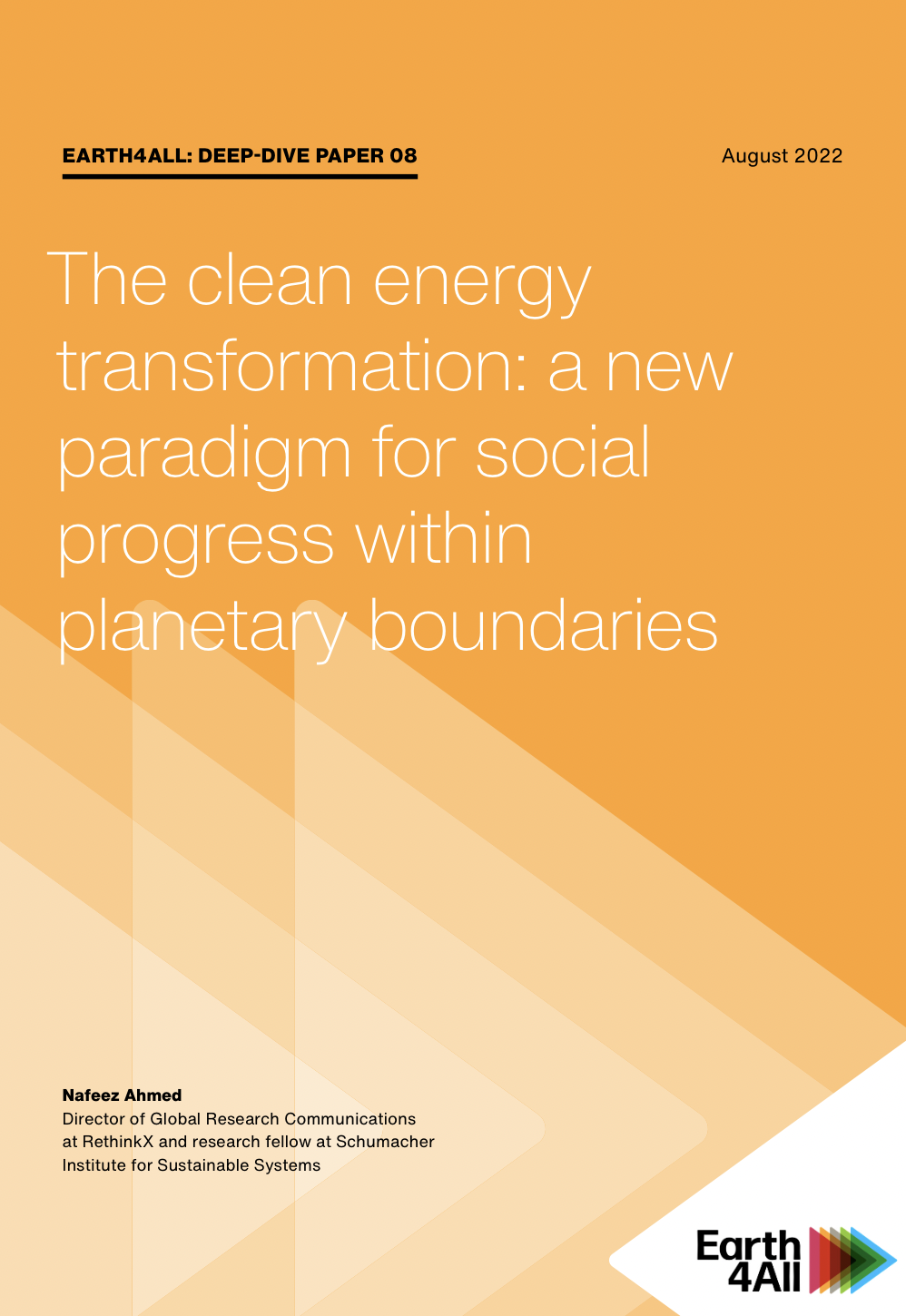 The clean energy transformation: a new paradigm for social progress within planetary boundaries